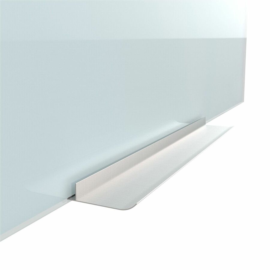 Glass Dry Erase Board, 96 x 47, White Surface