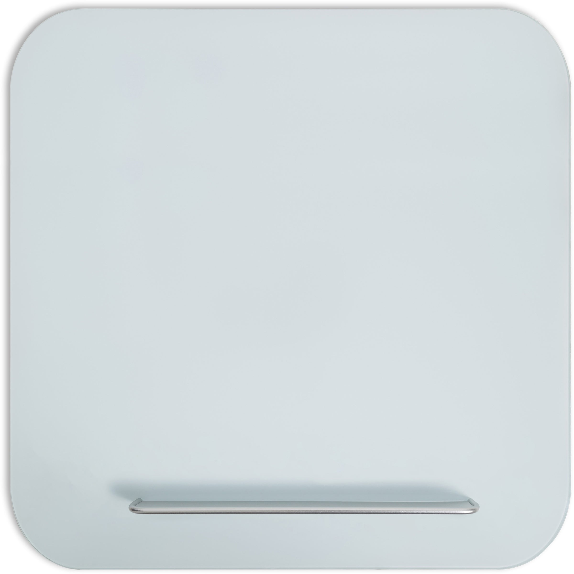 U Brands Magnetic White Glass Dry-Erase Board, 35" X 35" - 35" (3 ft) Width x 35" (3 ft) Height - White Tempered Glass Surface - Square - Horizontal/Vertical - 1 Each