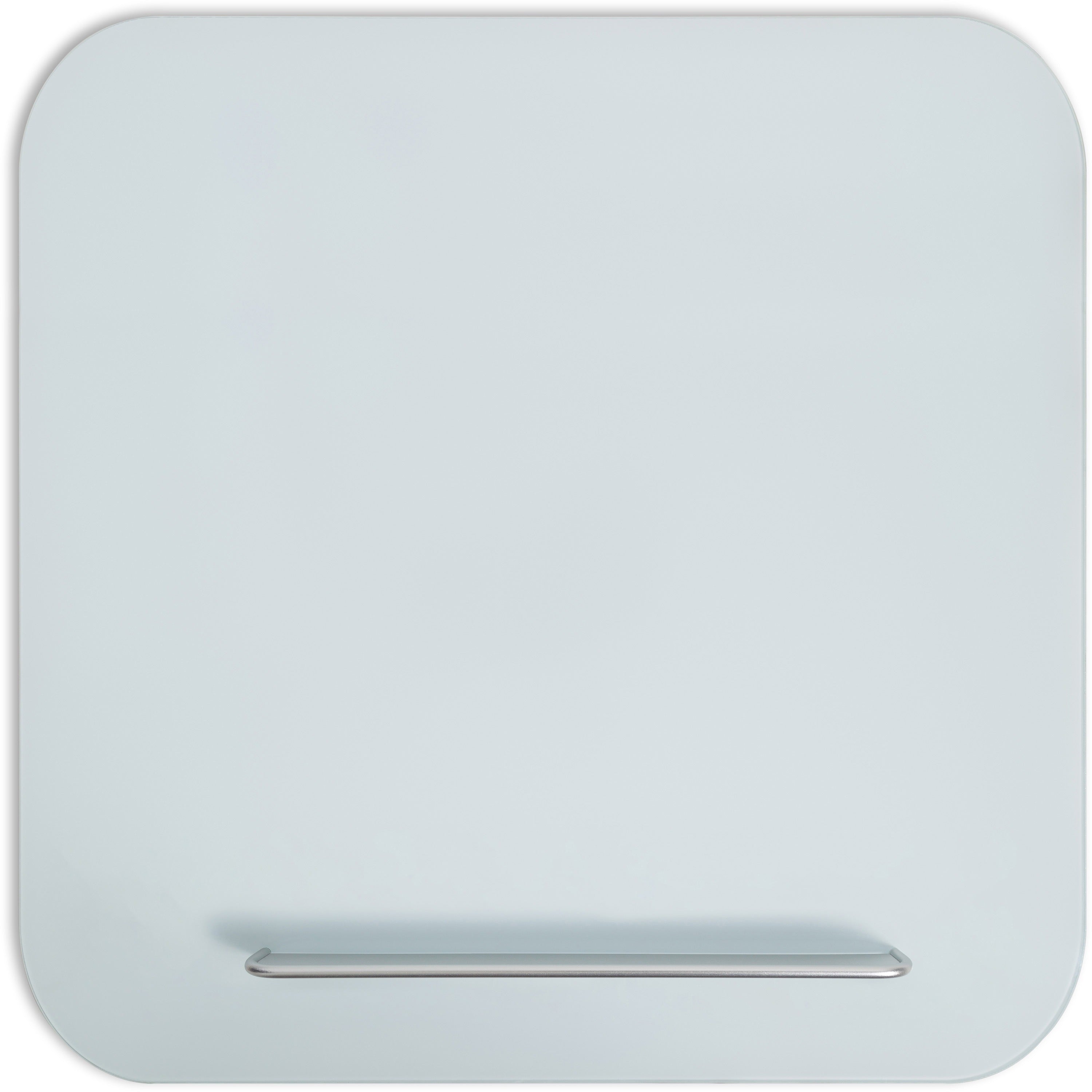 U Brands Magnetic White Glass Dry-Erase Board, 35" X 35" - 35" (3 ft) Width x 35" (3 ft) Height - White Tempered Glass Surface - Square - Horizontal/Vertical - 1 Each