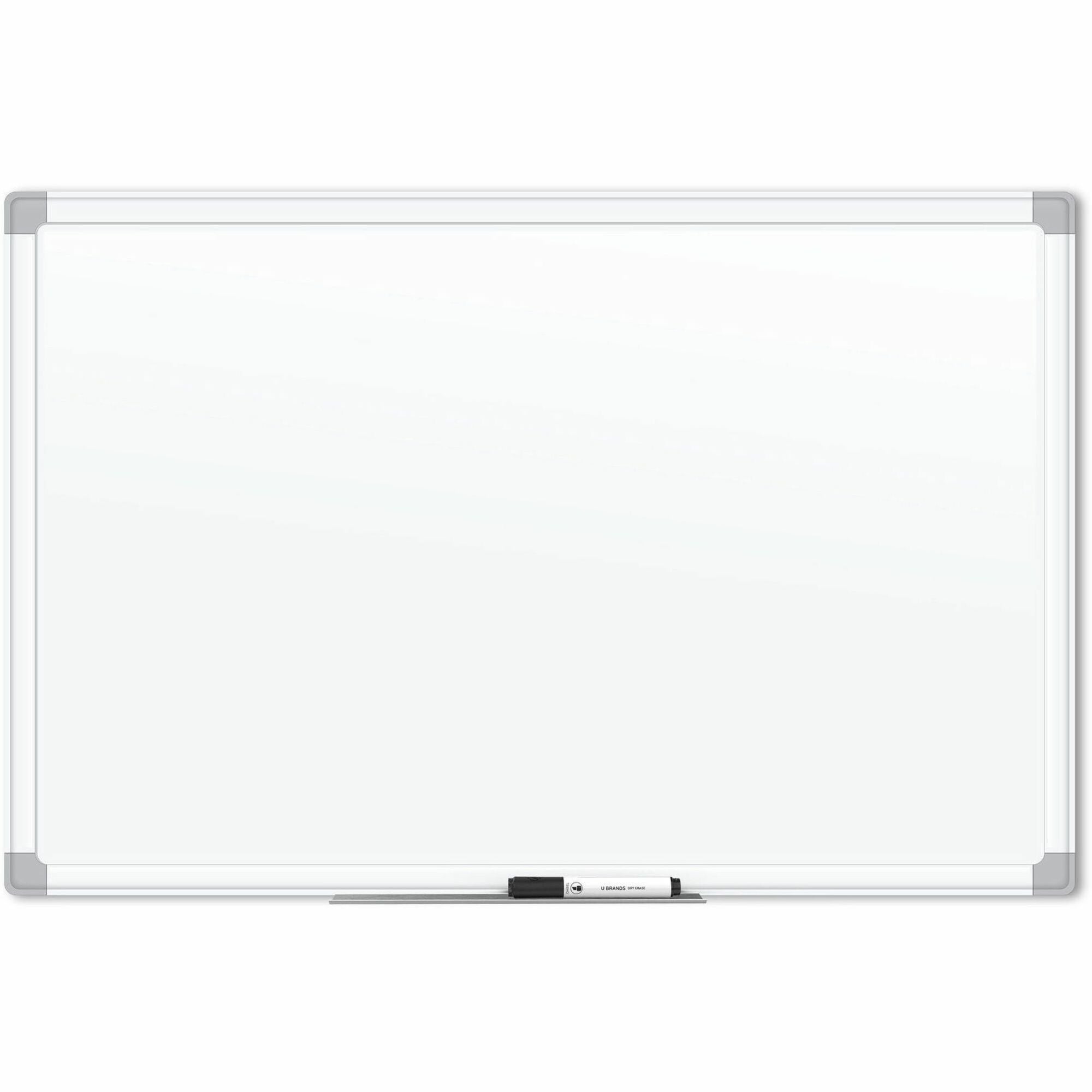 u-brands-white-aluminum-framed-magnetic-porcelain-steel-board-72-x-47-72-6-ft-width-x-47-4-ft-height-white-porcelain-steel-surface-white-aluminum-frame-rectangle-horizontal-vertical-1_ubr4901u0001 - 1