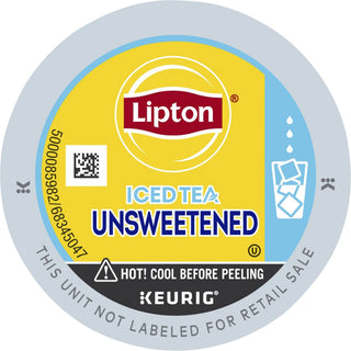 Lipton Unsweetned Iced Black Tea K-Cup - 24 / Box - 1