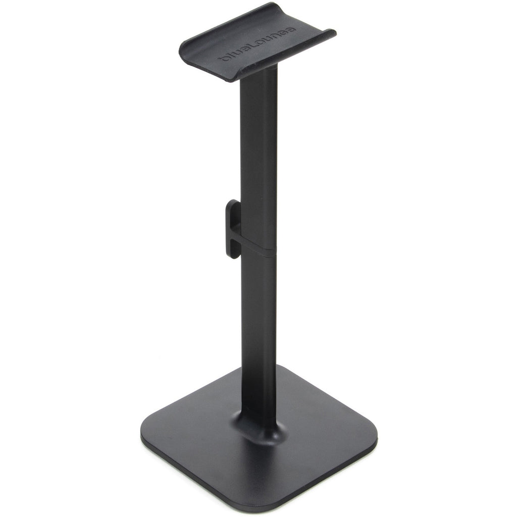 Bluelounge Posto 2.0 Headphone Stand - 10" Height x 4" Width - Desktop, Desk - Aircraft Aluminum, Plastic - Black - 1