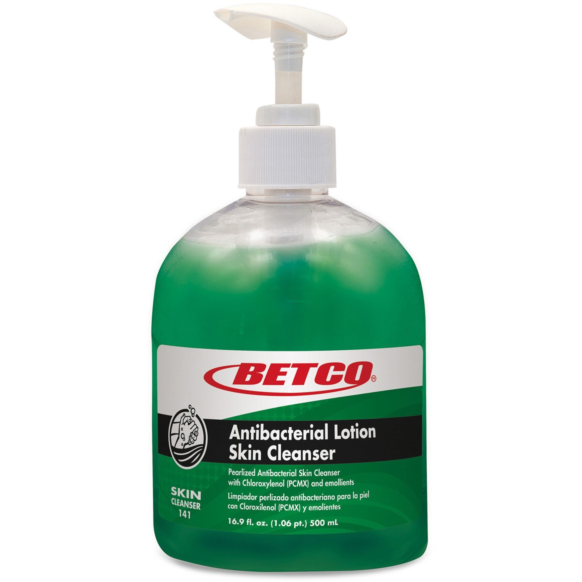 betco-antibacterial-lotion-skin-cleanser-lotion-1691-fl-oz-tropical-hibiscus-pump-bottle-applicable-on-hand-skin-anti-bacterial-moisturising-residue-free-dirt-resistant-1-each_bet141e900 - 1