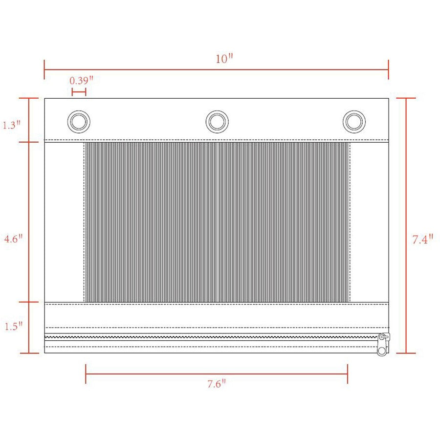 business-source-binder-pencil-pouch-10-height-x-74-width-black-1-each_bsn18303 - 6