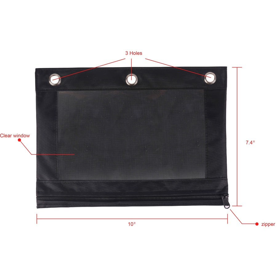 business-source-binder-pencil-pouch-10-height-x-74-width-black-1-each_bsn18303 - 4