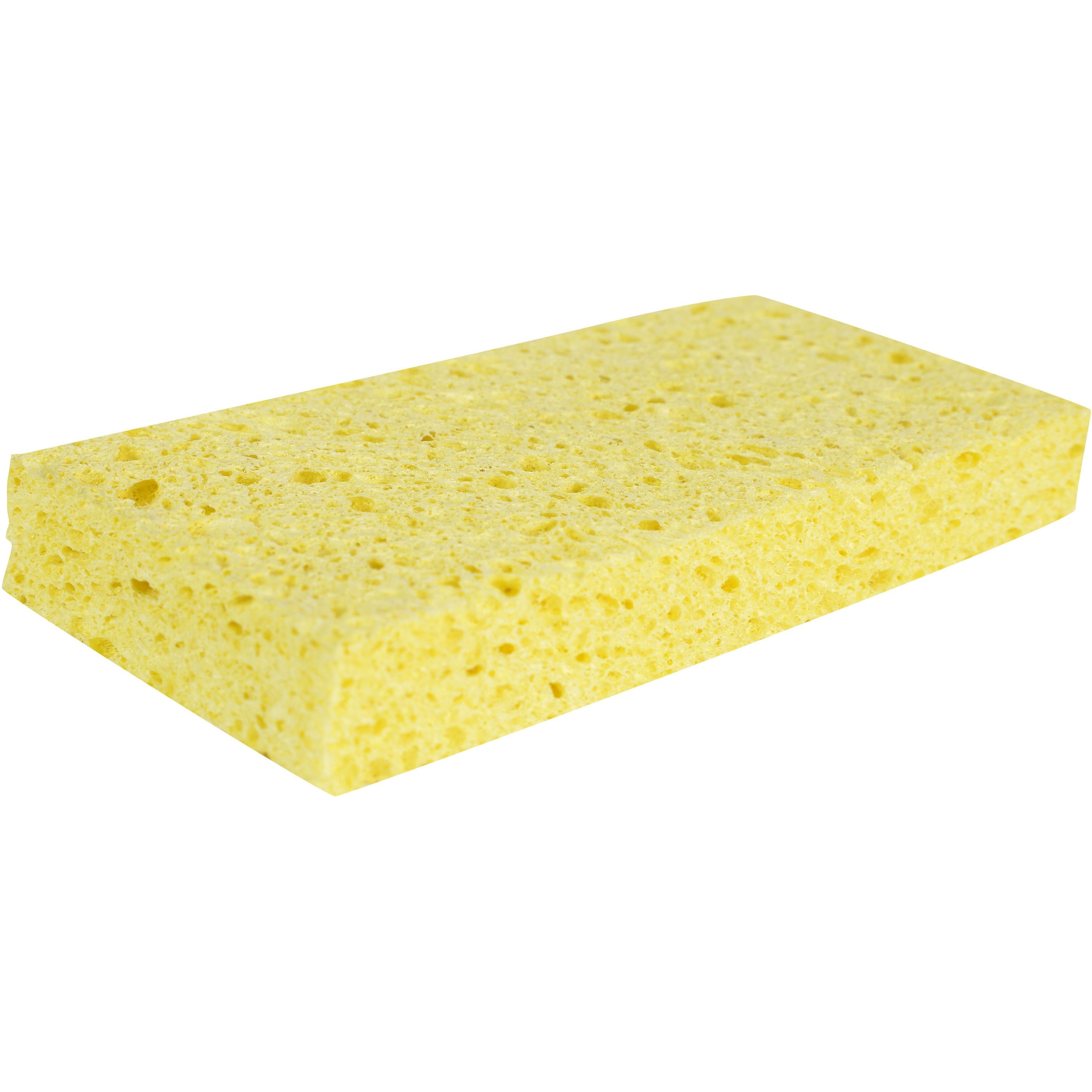 genuine-joe-cellulose-sponges-6-height-x-37-width-x-16-thickness-24-carton-cellulose-yellow_gjo18318 - 1
