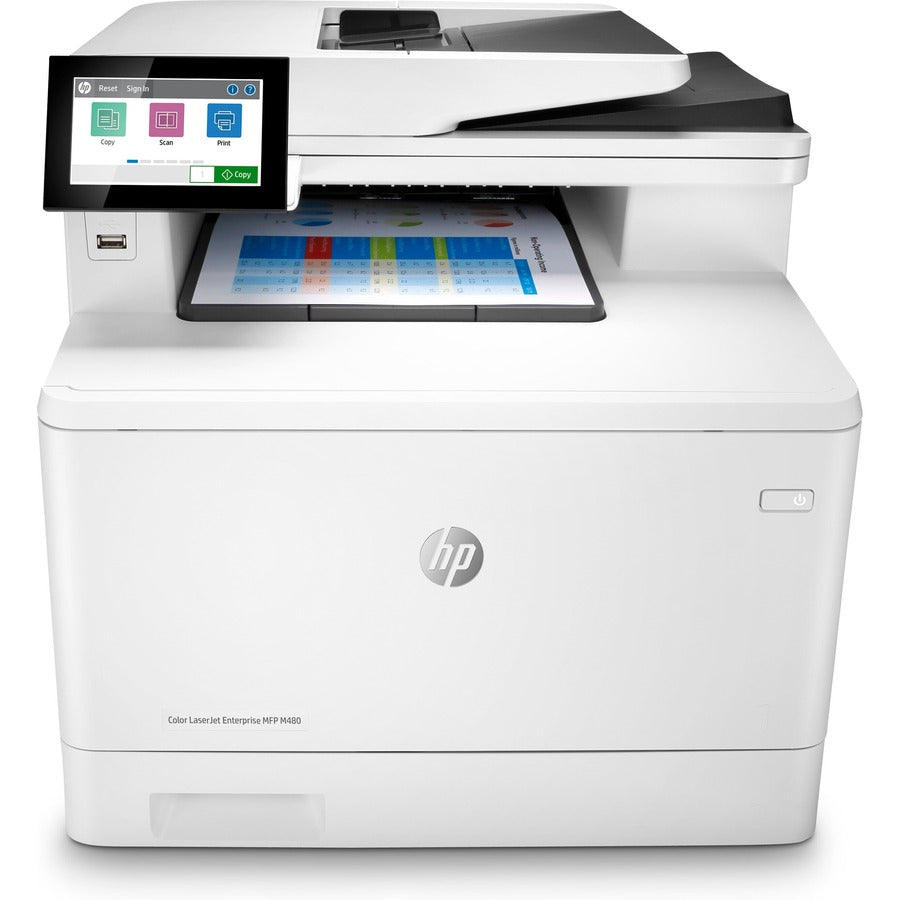 LaserJet Enterprise Color MFP M480f, Copy/Fax/Print/Scan