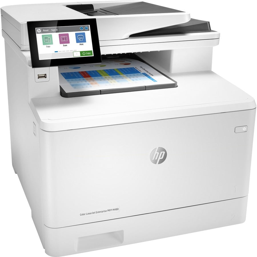LaserJet Enterprise Color MFP M480f, Copy/Fax/Print/Scan