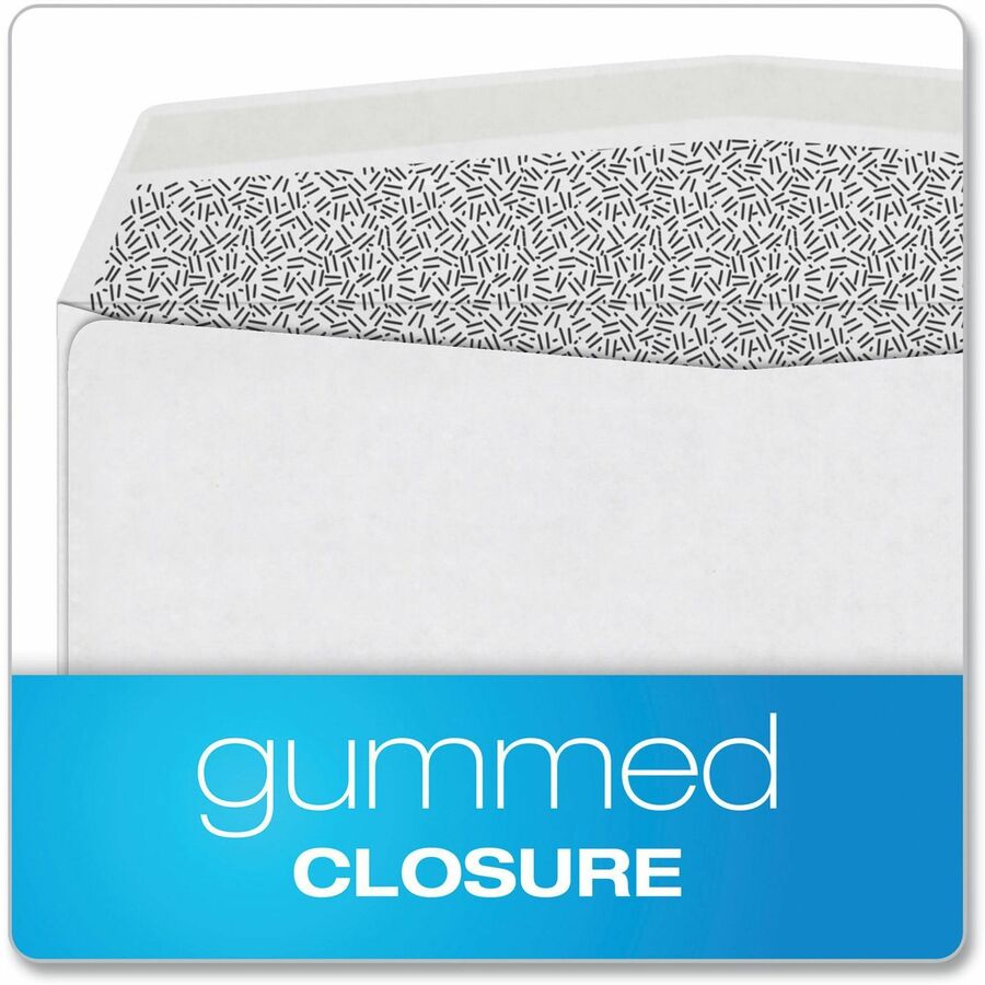 1099 Double Window Envelope, Commercial Flap, Gummed Closure, 5.63 x 9, White, 24/Pack