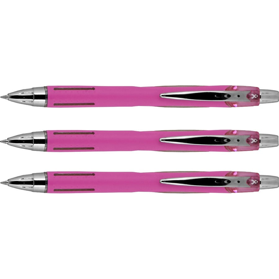 uni-jetstream-rt-pink-ribbon-ballpoint-pen-medium-pen-point-1-mm-pen-point-size-multi-pink-barrel-3-pack_ubc70202 - 5