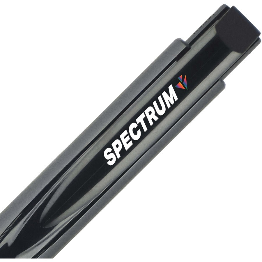 uni Spectrum Gel Pen - Medium Pen Point - 0.7 mm Pen Point Size - Black Gel-based Ink - 1 Dozen