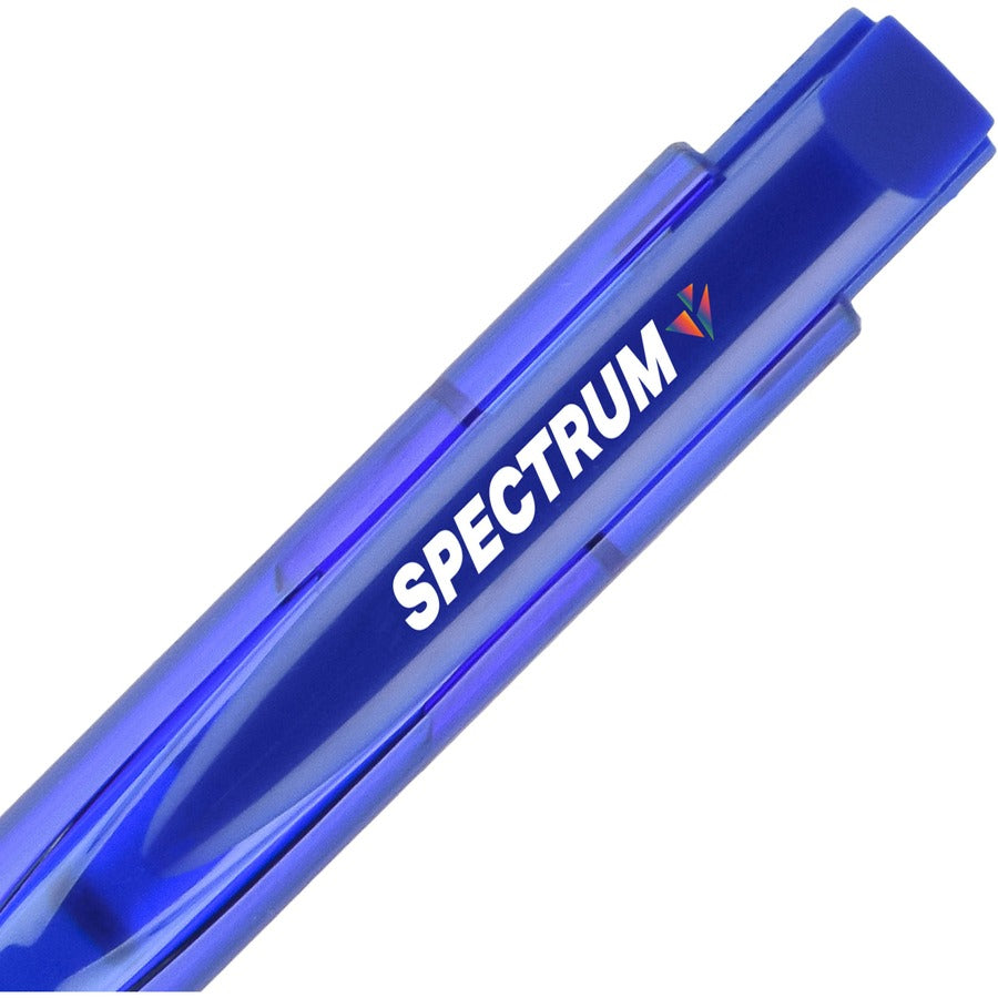 uni Spectrum Gel Pen - Medium Pen Point - 0.7 mm Pen Point Size - Blue Gel-based Ink - 1 Dozen