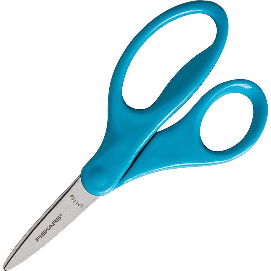 fiskars-5-blunt-tip-kids-scissors-175-cutting-length-5-overall-length-straight-stainless-steel-safety-edge-blade-blunted-tip-red-blue-turquoise-green-12-pack_fsk1941601070 - 3