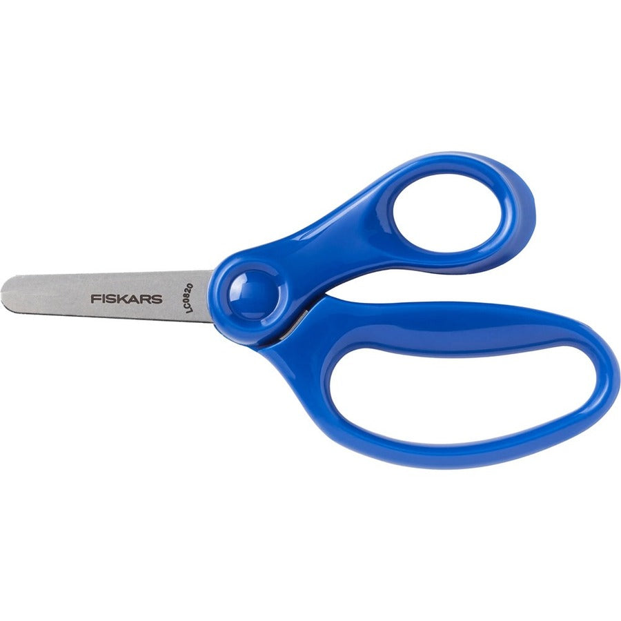 Fiskars 5" Blunt-tip Kids Scissors - 5" Overall LengthSafety Edge Blade - Blunted Tip - Blue - 1 Each