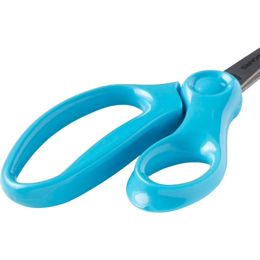 Fiskars 5" Blunt-tip Kids Scissors - 5" Overall LengthSafety Edge Blade - Blunted Tip - Turqoise - 1 Each