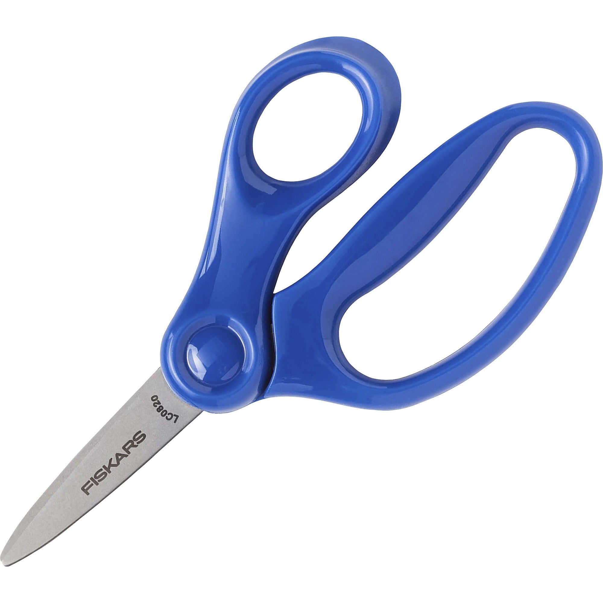 Kids Scissors, Pointed Tip, 5" Long, 1.75" Cut Length, Straight Handles, Randomly Assorted Colors