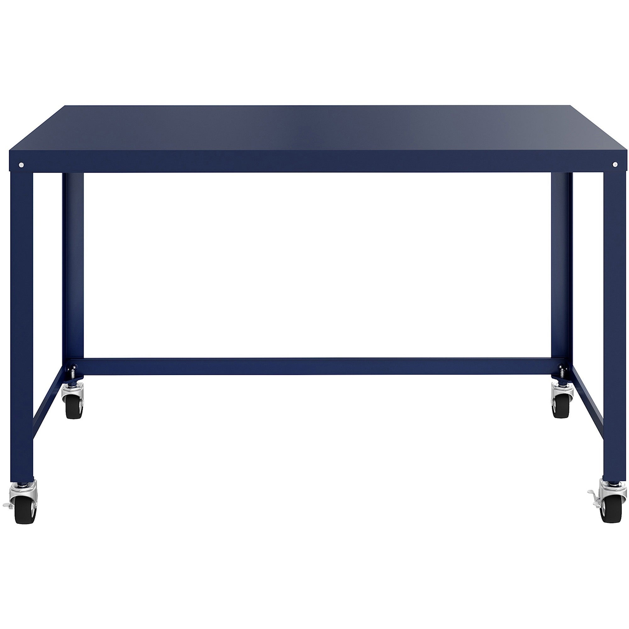 lorell-soho-personal-mobile-desk-for-table-toprectangle-top-200-lb-capacity-48-table-top-length-x-24-table-top-width-30-height-assembly-required-navy-steel-1-each_llr18335 - 2