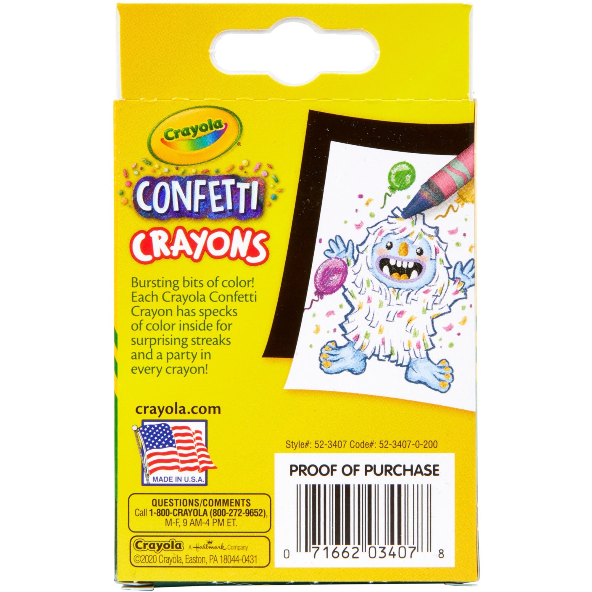 crayola-confetti-crayons-2-length-multi-24-pack_cyo523407 - 2