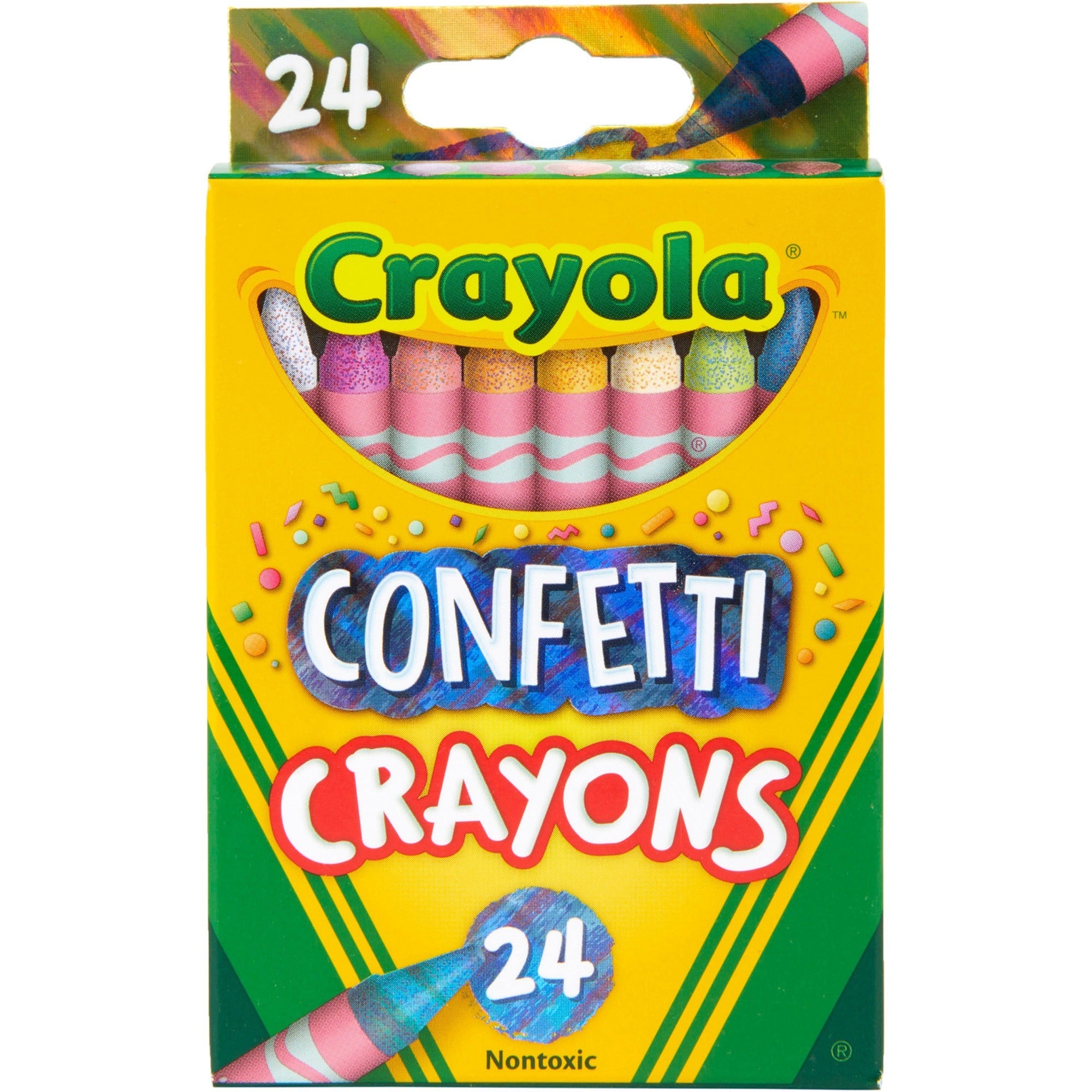 crayola-confetti-crayons-2-length-multi-24-pack_cyo523407 - 1