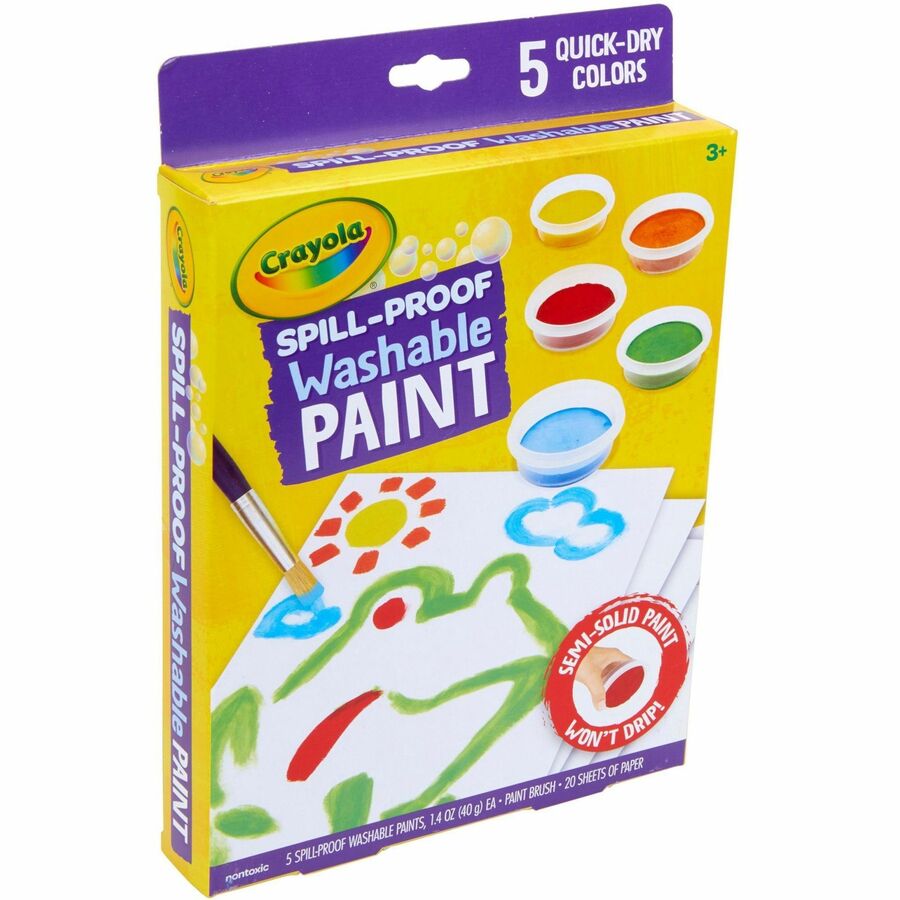 Crayola Spill Proof Washable Paint Set - 1 Kit
