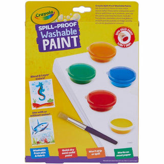 Crayola Spill Proof Washable Paint Set - 1 Kit
