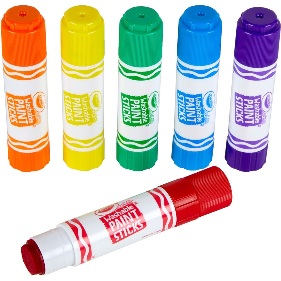 crayola-washable-paint-sticks-6-pack-red-orange-yellow-blue-green-purple_cyo546207 - 5