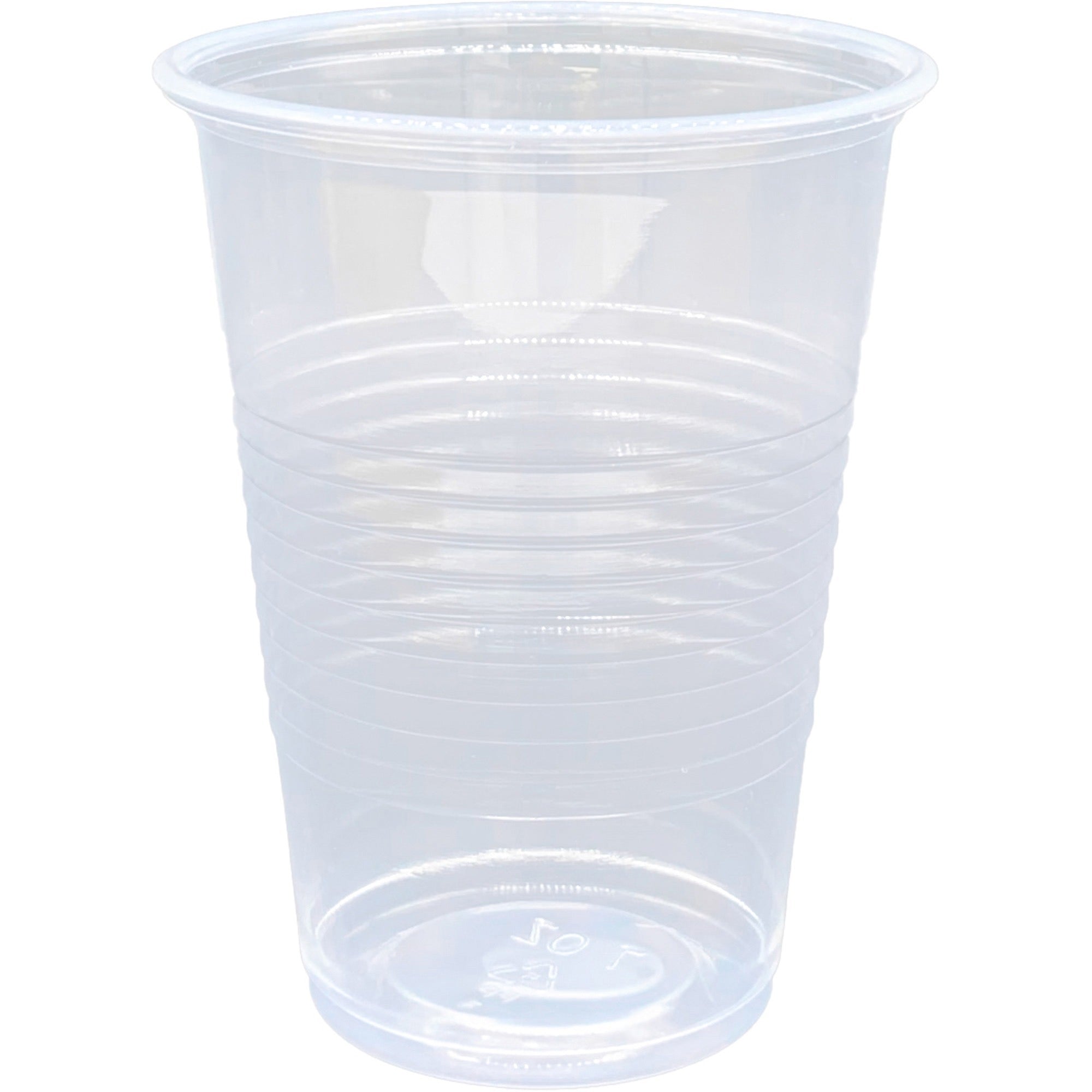 Genuine Joe 7 oz Transparent Beverage Cups - 100 / Pack - 25 / Carton - Clear - Plastic - Beverage, Cold Drink