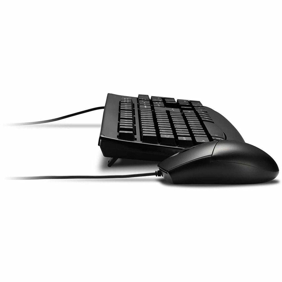 Kensington Pro Fit Washable Wired Desktop Set - USB Cable Keyboard - 104 Key - USB Cable Mouse - Optical - 1600 dpi - 3 Button - Rugged - Scroll Wheel - Symmetrical