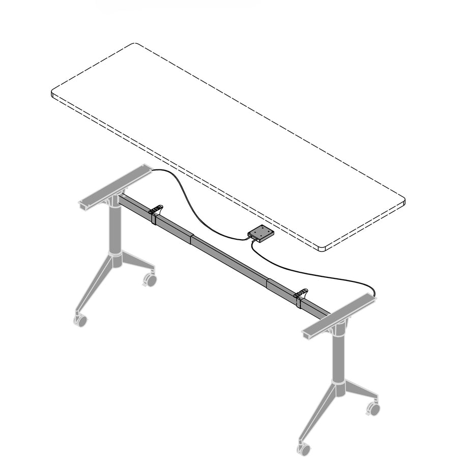 lorell-spry-nesting-training-table-base-black-folding-base-2-legs-2950-height-assembly-required-cold-rolled-steel-crs-1-each_llr60738 - 8