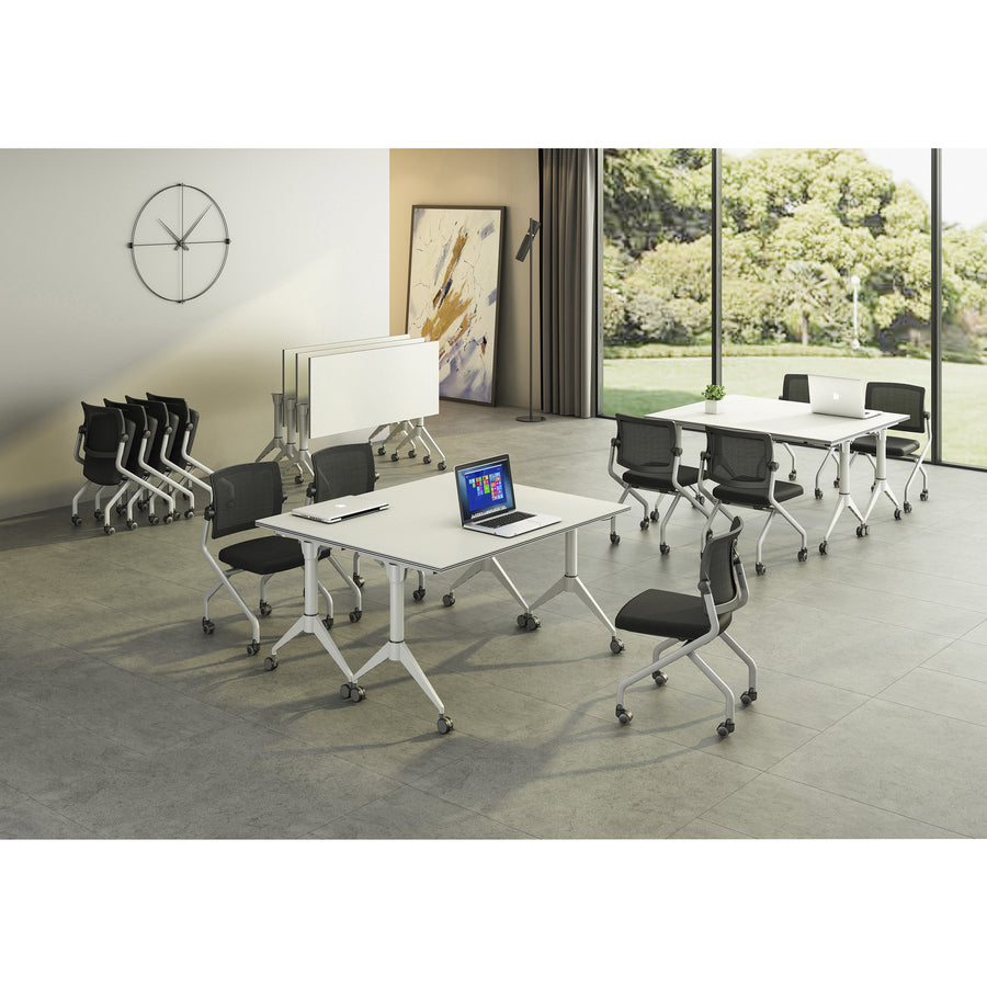 lorell-spry-nesting-training-table-base-white-folding-base-2-legs-2950-height-assembly-required-cold-rolled-steel-crs-1-each_llr60739 - 5