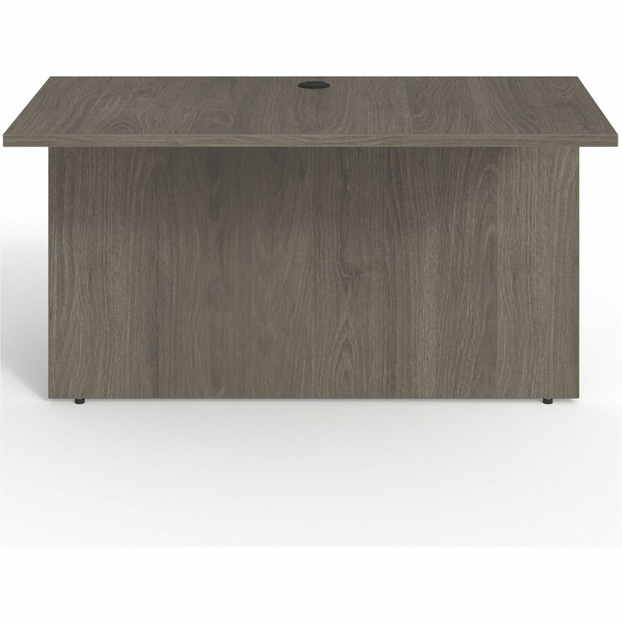 Lorell Prominence 2.0 Bridge - 48" x 24"29" , 1" Top, 0.1" Edge - Band Edge - Material: Particleboard - Finish: Gray Elm, Thermofused Melamine (TFM), Laminate