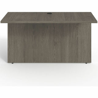 Lorell Prominence 2.0 Bridge - 48" x 24"29" , 1" Top, 0.1" Edge - Band Edge - Material: Particleboard - Finish: Gray Elm, Thermofused Melamine (TFM), Laminate