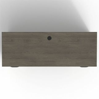 Lorell Prominence 2.0 Double-Pedestal Credenza - 66" x 24"29" , 1" Top, 0.1" Edge - 2 x File Drawer(s) - Double Pedestal on Left/Right Side - Band Edge - Material: Particleboard - Finish: Thermofused Melamine (TFM)