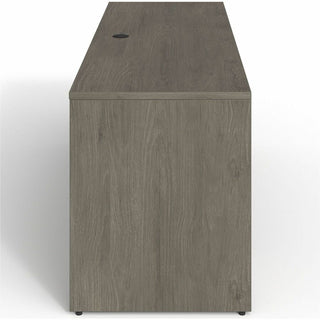 Lorell Prominence 2.0 Double-Pedestal Credenza - 72" x 24"29" , 1" Top, 0.1" Edge - 2 x File Drawer(s) - Double Pedestal on Left/Right Side - Band Edge - Material: Particleboard - Finish: Thermofused Melamine (TFM)