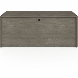 Lorell Prominence 2.0 Left-Pedestal Credenza - 72" x 24"29" , 1" Top, 0.1" Edge - 2 x File Drawer(s) - Single Pedestal on Left Side - Band Edge - Material: Particleboard - Finish: Thermofused Melamine (TFM)