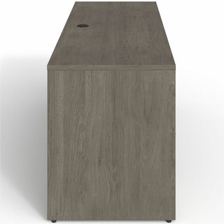 Lorell Prominence 2.0 Left-Pedestal Credenza - 72" x 24"29" , 1" Top, 0.1" Edge - 2 x File Drawer(s) - Single Pedestal on Left Side - Band Edge - Material: Particleboard - Finish: Thermofused Melamine (TFM)