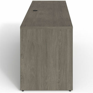 Lorell Prominence 2.0 Right-Pedestal Credenza - 72" x 24"29" , 1" Top, 0.1" Edge - 2 x File Drawer(s) - Single Pedestal on Right Side - Band Edge - Material: Particleboard - Finish: Thermofused Melamine (TFM)