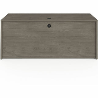 Lorell Prominence 2.0 Right-Pedestal Credenza - 72" x 24"29" , 1" Top, 0.1" Edge - 2 x File Drawer(s) - Single Pedestal on Right Side - Band Edge - Material: Particleboard - Finish: Thermofused Melamine (TFM)