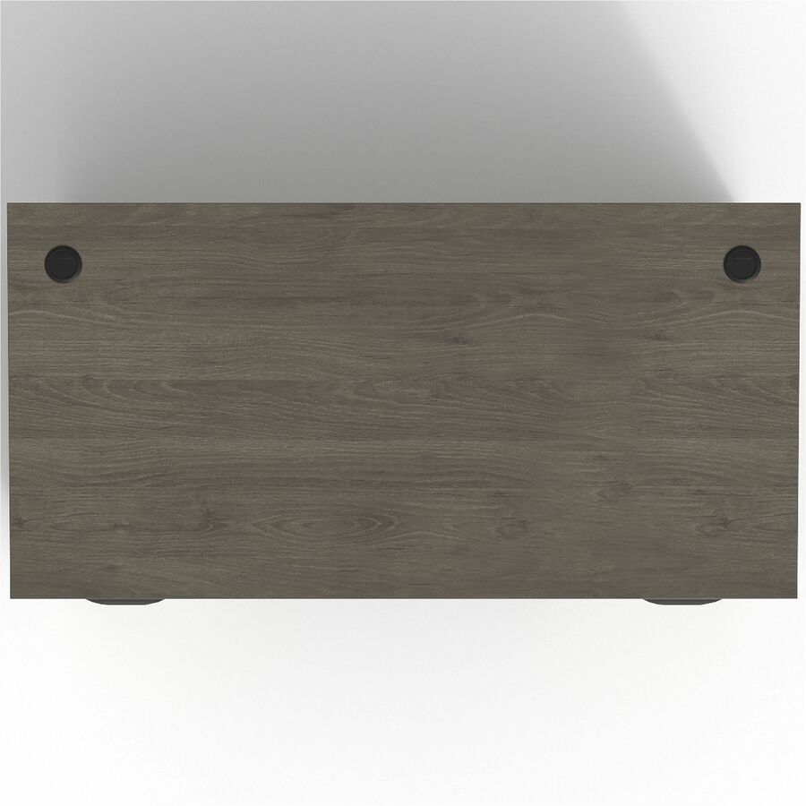 Lorell Prominence 2.0 Double-Pedestal Desk - 60" x 30"29" , 1" Top, 0.1" Edge - 5 x File, Box Drawer(s) - Double Pedestal on Left/Right Side - Band Edge - Material: Particleboard - Finish: Thermofused Melamine (TFM)