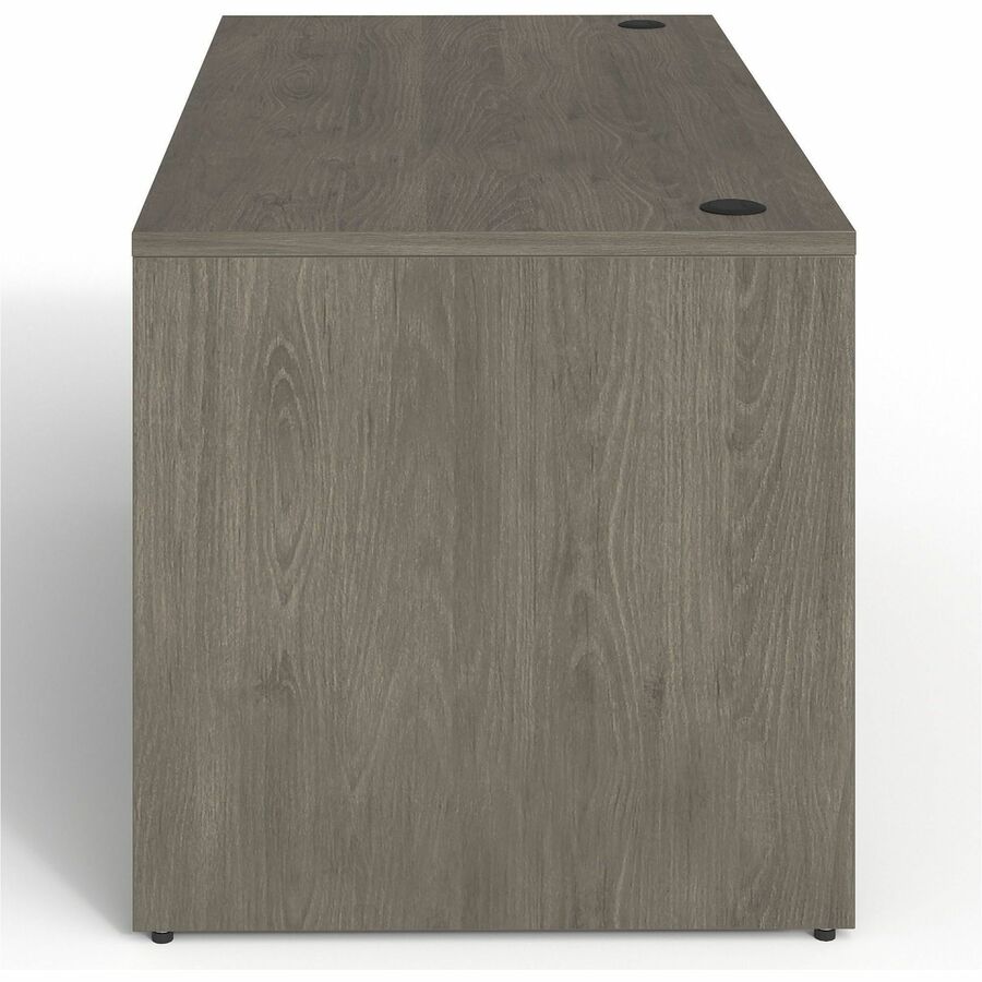 Lorell Prominence 2.0 Double-Pedestal Desk - 60" x 30"29" , 1" Top, 0.1" Edge - 5 x File, Box Drawer(s) - Double Pedestal on Left/Right Side - Band Edge - Material: Particleboard - Finish: Thermofused Melamine (TFM)