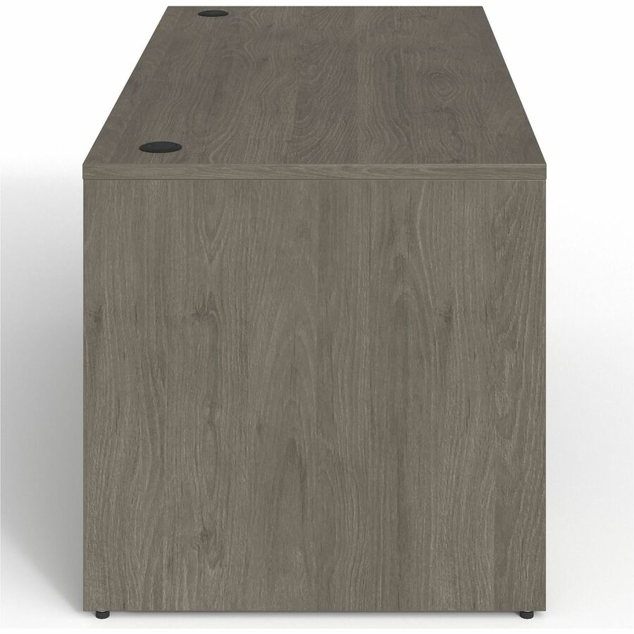 Lorell Prominence 2.0 Double-Pedestal Desk - 60" x 30"29" , 1" Top, 0.1" Edge - 5 x File, Box Drawer(s) - Double Pedestal on Left/Right Side - Band Edge - Material: Particleboard - Finish: Thermofused Melamine (TFM)