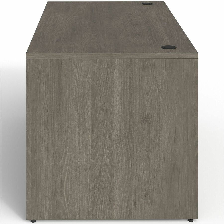 Lorell Prominence 2.0 Left-Pedestal Desk - 60" x 30"29" , 1" Top, 0.1" Edge - 3 x File, Box Drawer(s) - Single Pedestal on Left Side - Band Edge - Material: Particleboard - Finish: Thermofused Melamine (TFM)