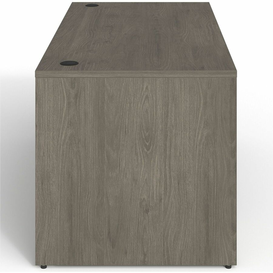 Lorell Prominence 2.0 Left-Pedestal Desk - 60" x 30"29" , 1" Top, 0.1" Edge - 3 x File, Box Drawer(s) - Single Pedestal on Left Side - Band Edge - Material: Particleboard - Finish: Thermofused Melamine (TFM)