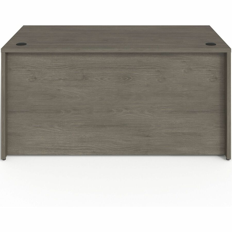 Lorell Prominence 2.0 Left-Pedestal Desk - 60" x 30"29" , 1" Top, 0.1" Edge - 3 x File, Box Drawer(s) - Single Pedestal on Left Side - Band Edge - Material: Particleboard - Finish: Thermofused Melamine (TFM)