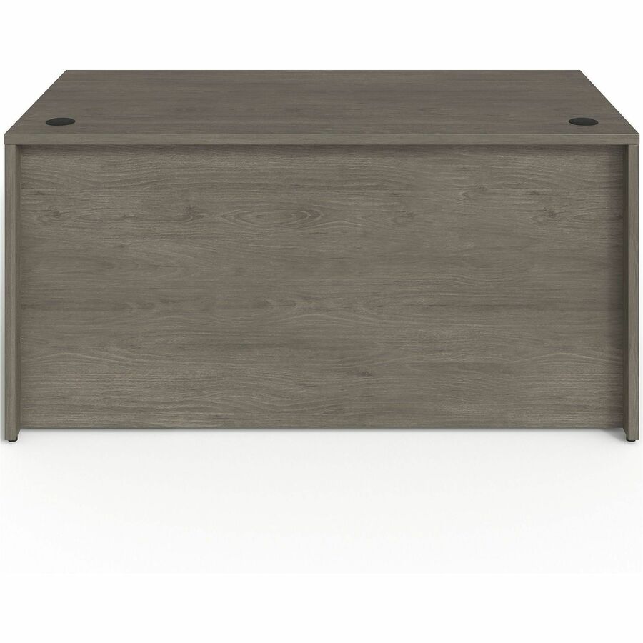 Lorell Prominence 2.0 Right-Pedestal Desk - 60" x 30"29" , 1" Top, 0.1" Edge - 3 x File, Box Drawer(s) - Single Pedestal on Right Side - Band Edge - Material: Particleboard - Finish: Thermofused Melamine (TFM)