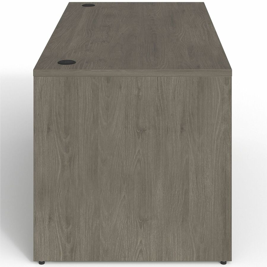 Lorell Prominence 2.0 Right-Pedestal Desk - 60" x 30"29" , 1" Top, 0.1" Edge - 3 x File, Box Drawer(s) - Single Pedestal on Right Side - Band Edge - Material: Particleboard - Finish: Thermofused Melamine (TFM)