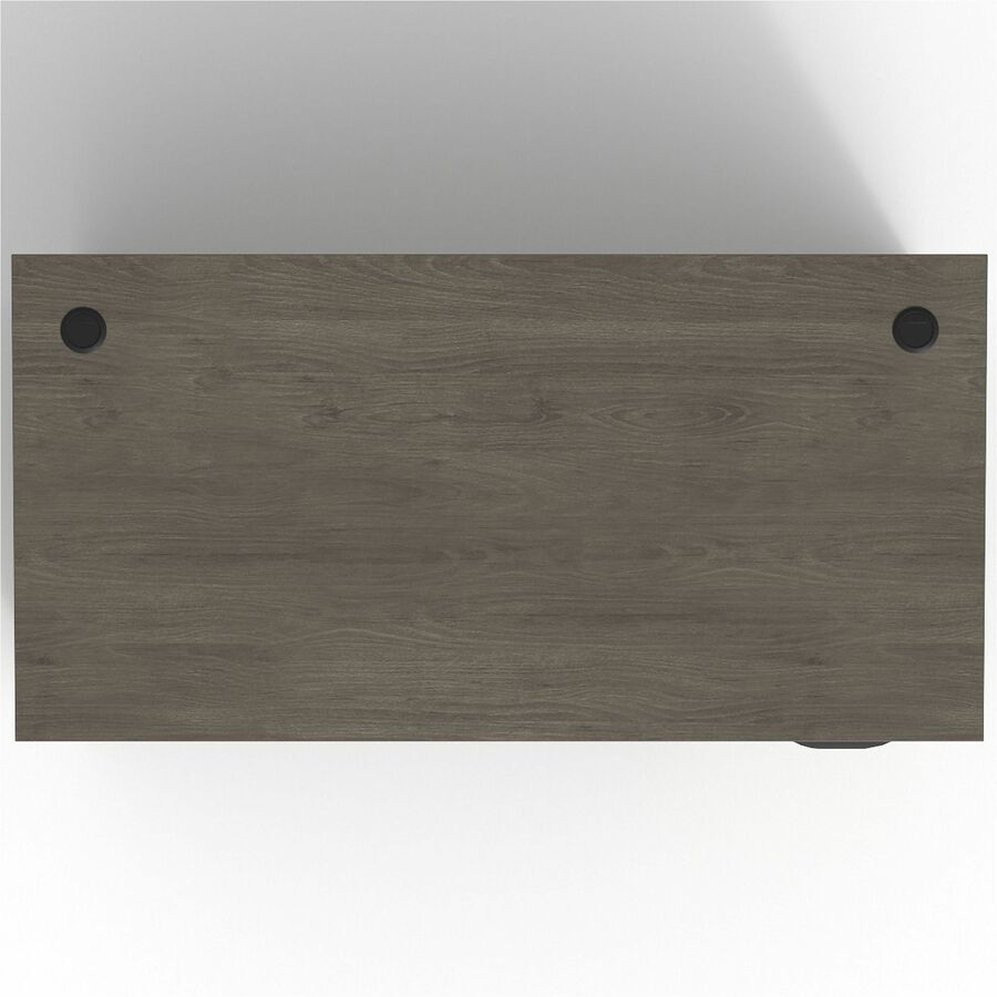 Lorell Prominence 2.0 Right-Pedestal Desk - 60" x 30"29" , 1" Top, 0.1" Edge - 3 x File, Box Drawer(s) - Single Pedestal on Right Side - Band Edge - Material: Particleboard - Finish: Thermofused Melamine (TFM)