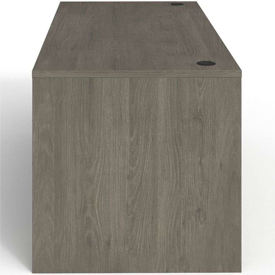 Lorell Prominence 2.0 Double-Pedestal Desk - 66" x 30"29" , 1" Top, 0.1" Edge - 5 x File, Box Drawer(s) - Double Pedestal on Left/Right Side - Band Edge - Material: Particleboard - Finish: Thermofused Melamine (TFM)