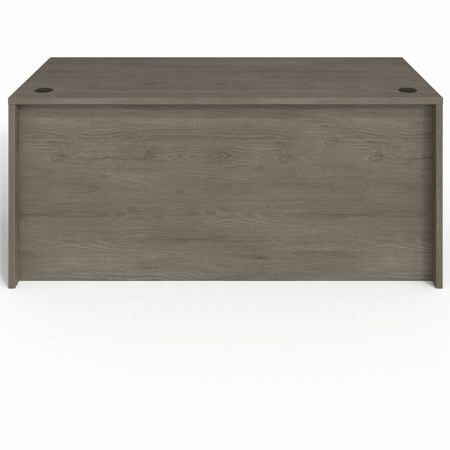 Lorell Prominence 2.0 Double-Pedestal Desk - 66" x 30"29" , 1" Top, 0.1" Edge - 5 x File, Box Drawer(s) - Double Pedestal on Left/Right Side - Band Edge - Material: Particleboard - Finish: Thermofused Melamine (TFM)