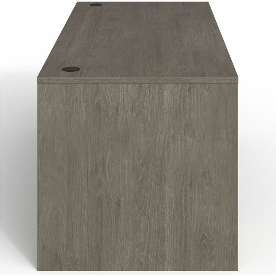Lorell Prominence 2.0 Double-Pedestal Desk - 66" x 30"29" , 1" Top, 0.1" Edge - 5 x File, Box Drawer(s) - Double Pedestal on Left/Right Side - Band Edge - Material: Particleboard - Finish: Thermofused Melamine (TFM)